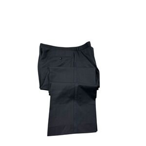 Brioni Delta Black Pure Wool Pleated Men's Current Trouser Size 36x31